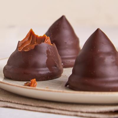 Copitos dulce de leche negros