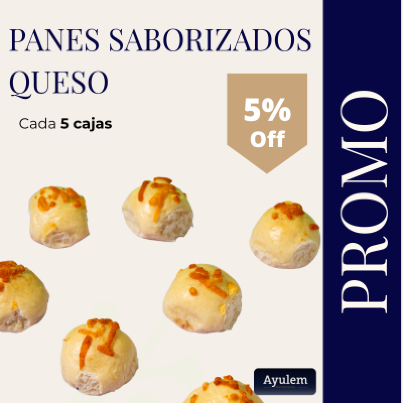 Promo 5 cajas saborizados queso