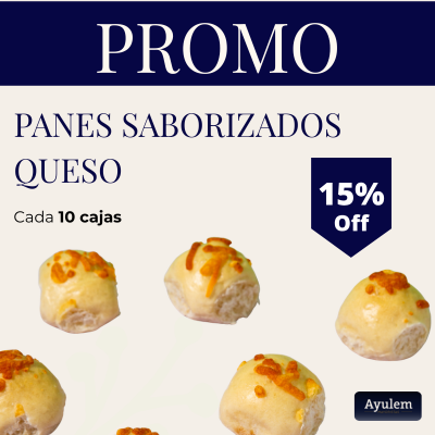 Promo 10 cajas saborizados queso