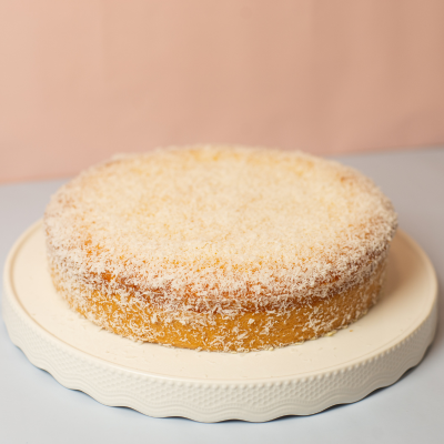 Tarta de coco con dulce de leche grande